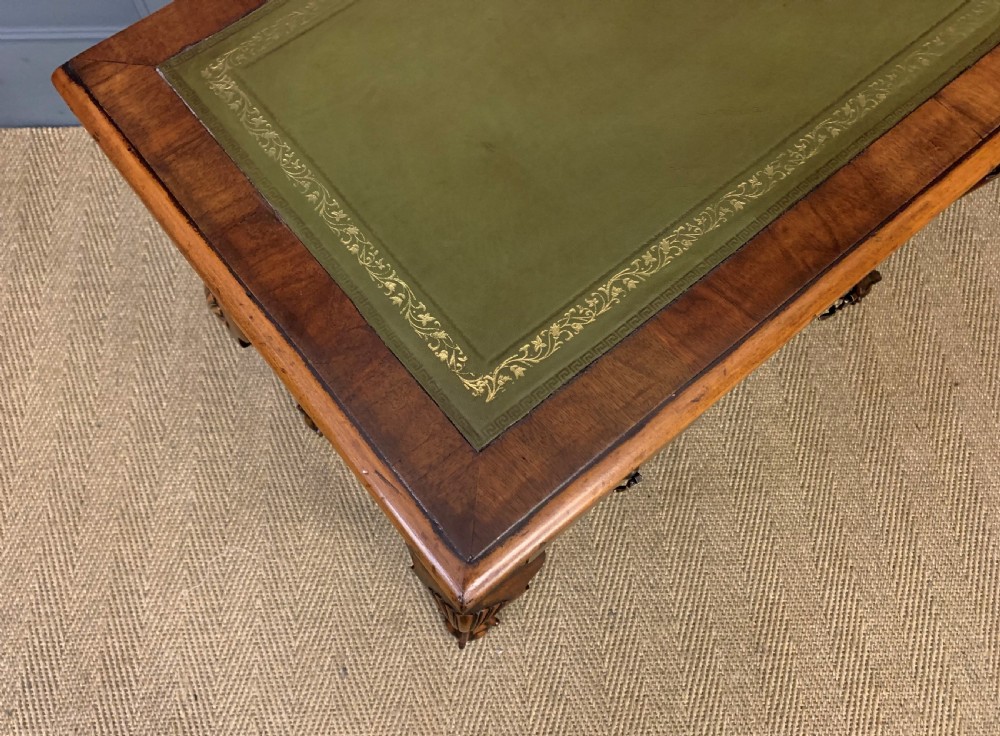 Burr Walnut Writing Table View II