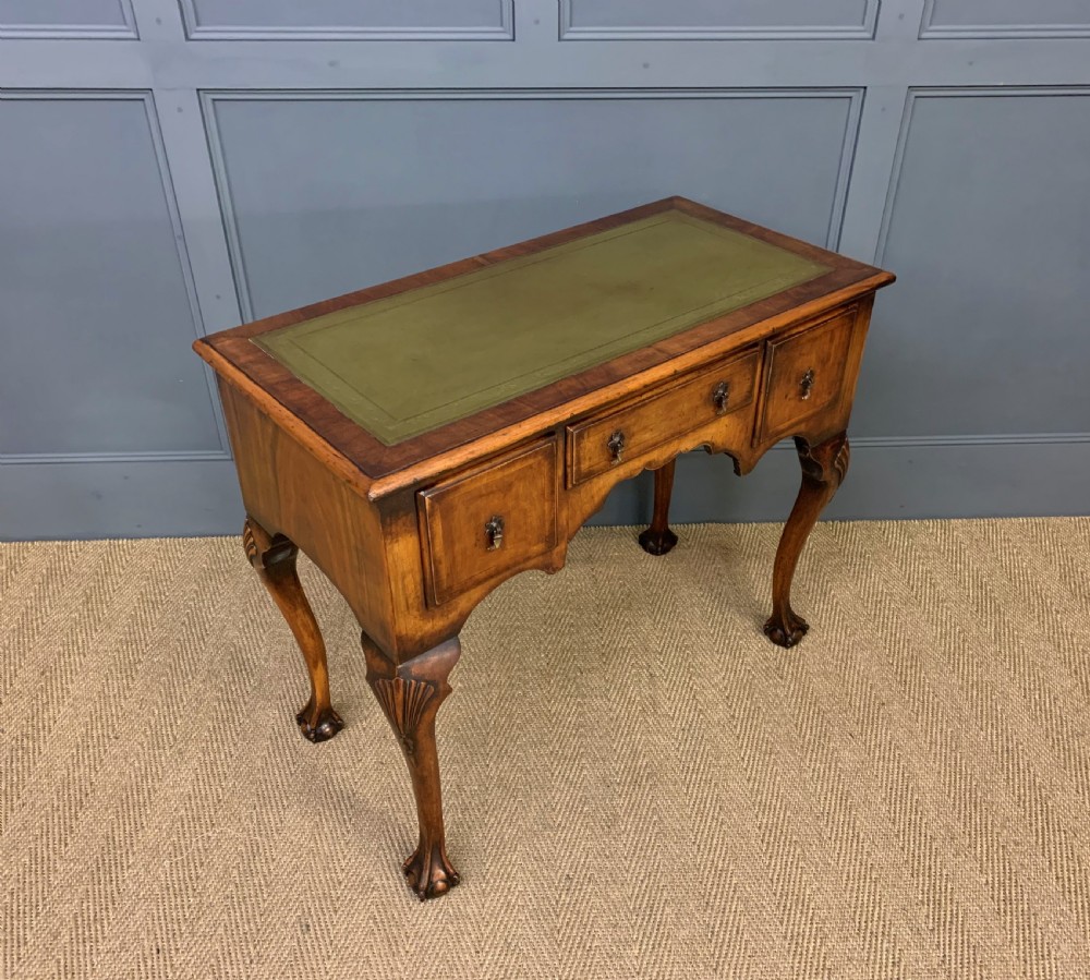 Burr Walnut Writing Table View V