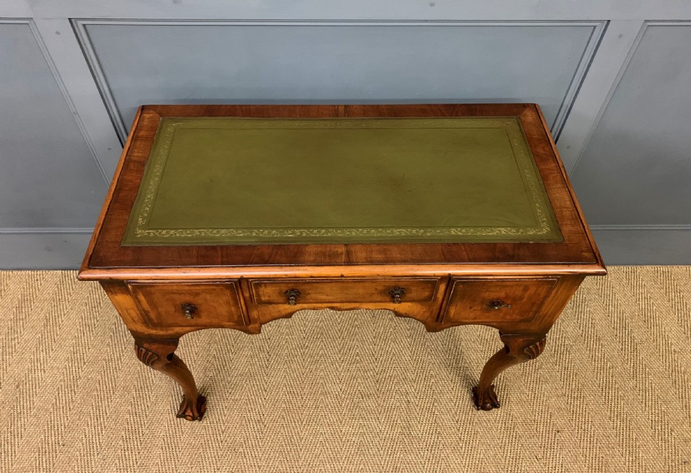 Burr Walnut Writing Table View VI