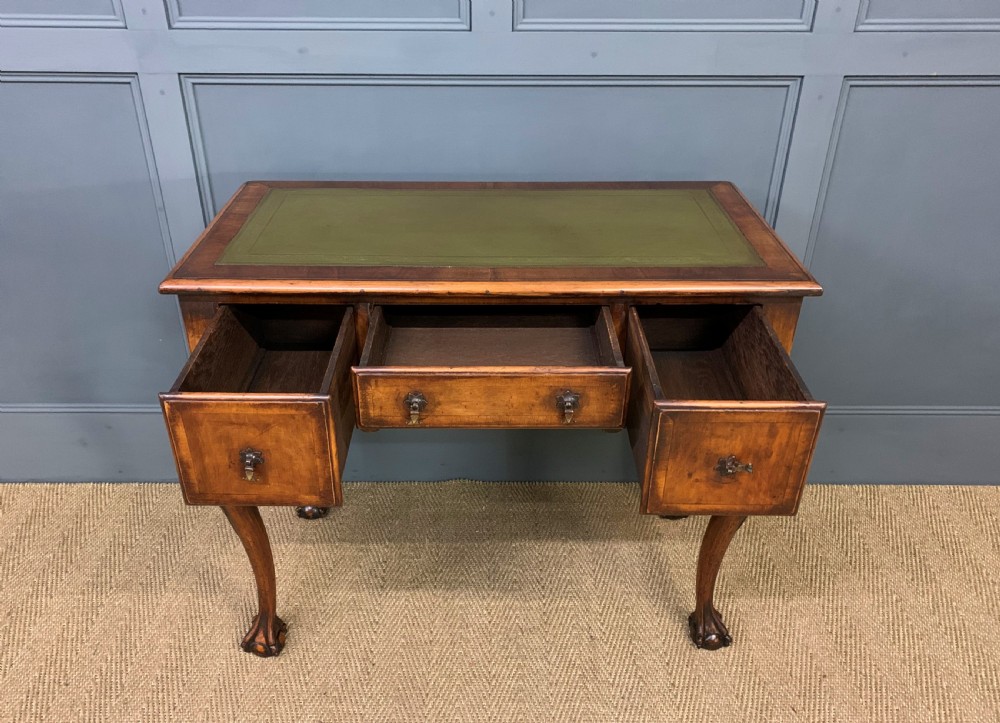 Burr Walnut Writing Table View X