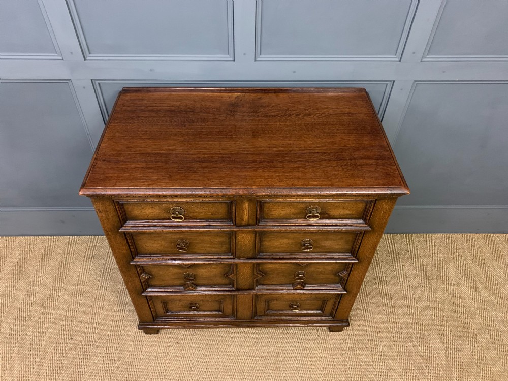 Oak Jacobean Style Chest of Drawers View VI