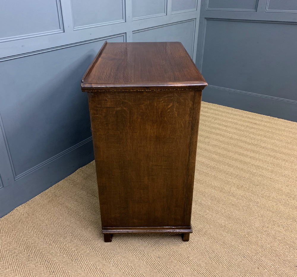 Oak Jacobean Style Chest of Drawers View XII