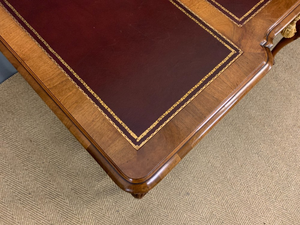 Burr Walnut Partners Writing Desk View III