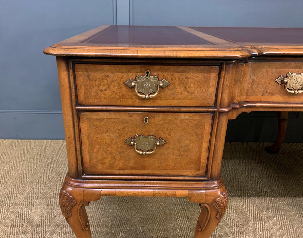 Burr Walnut Partners Writing Desk View IX