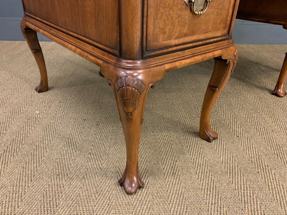 Burr Walnut Partners Writing Desk View XIV