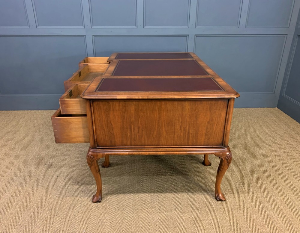 Burr Walnut Partners Writing Desk View XVII