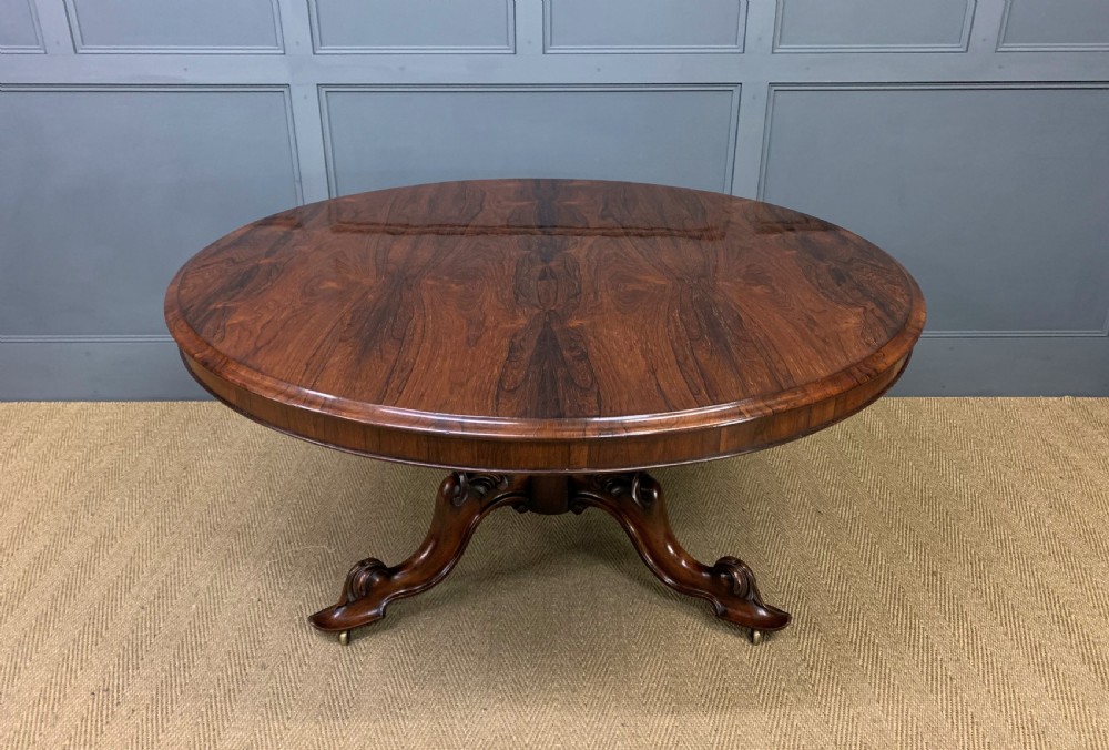 Victorian Rosewood Loo Table