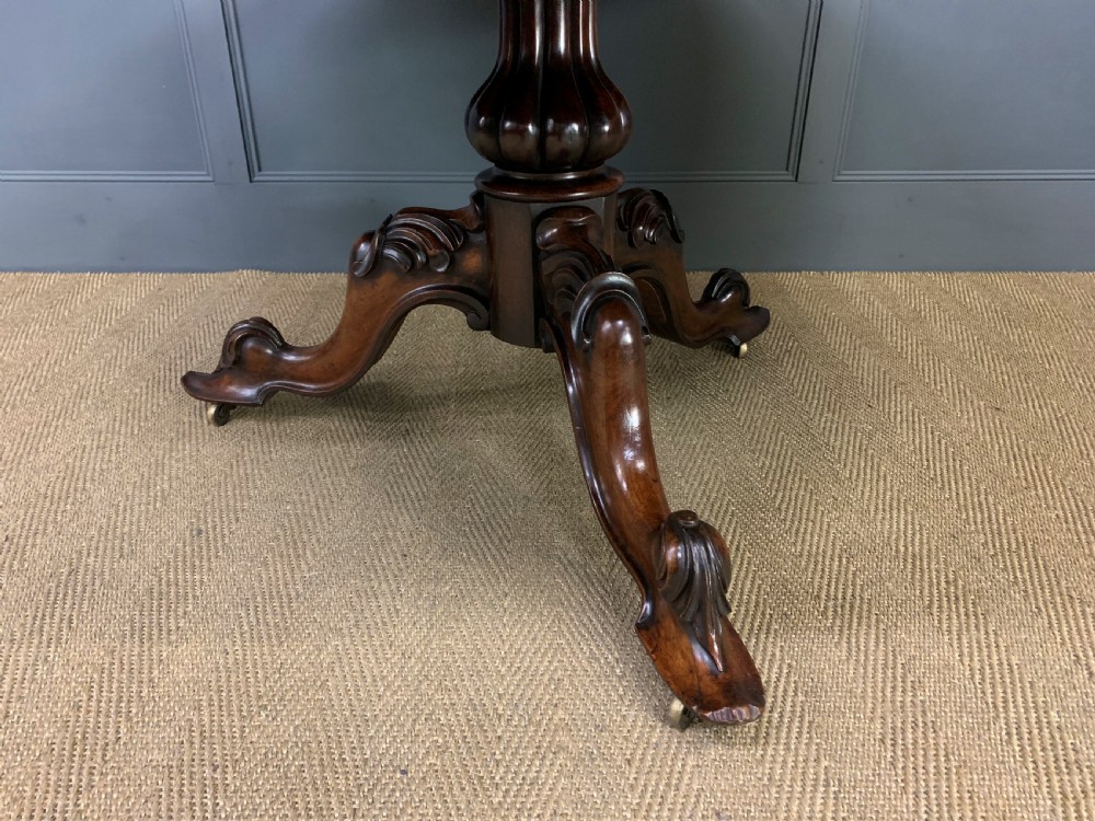 Victorian Rosewood Loo Table View II