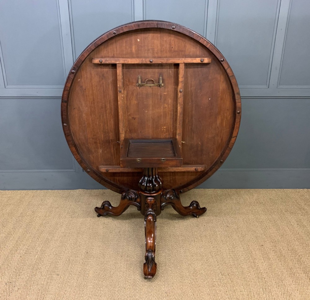 Victorian Rosewood Loo Table View XIV