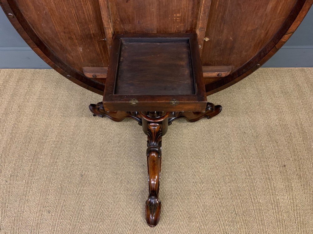 Victorian Rosewood Loo Table View XV