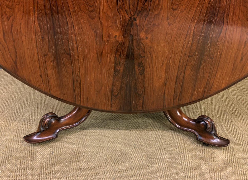 Victorian Rosewood Loo Table View XVI