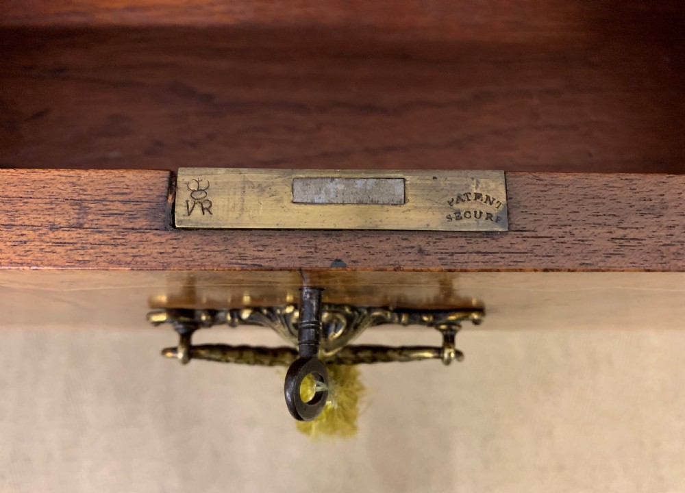 Pair of Victorian Burr Walnut Pillar Chests View XVIII