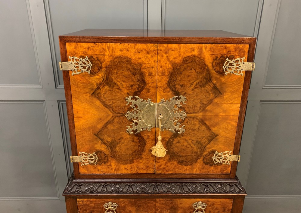 Burr Walnut Cocktail Cabinet View VI
