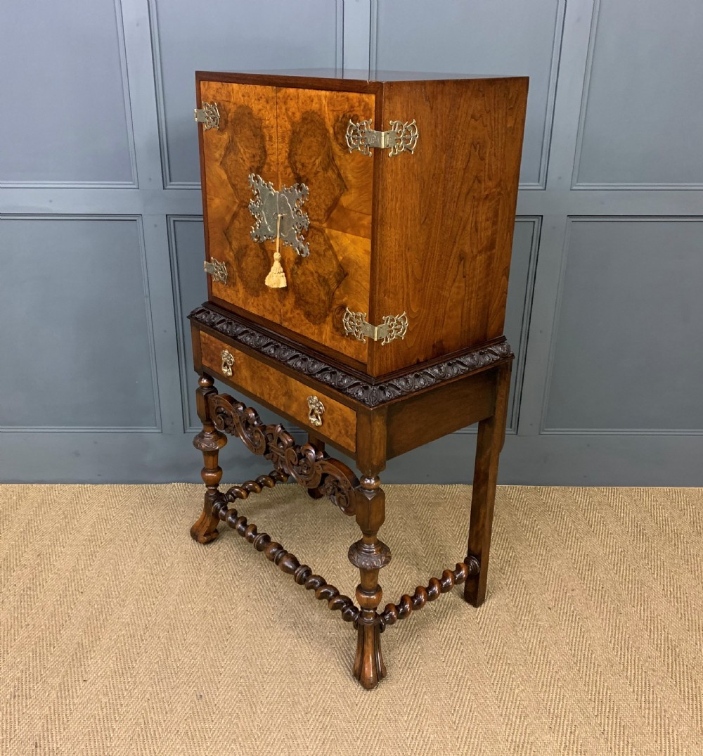 Burr Walnut Cocktail Cabinet View XVIII