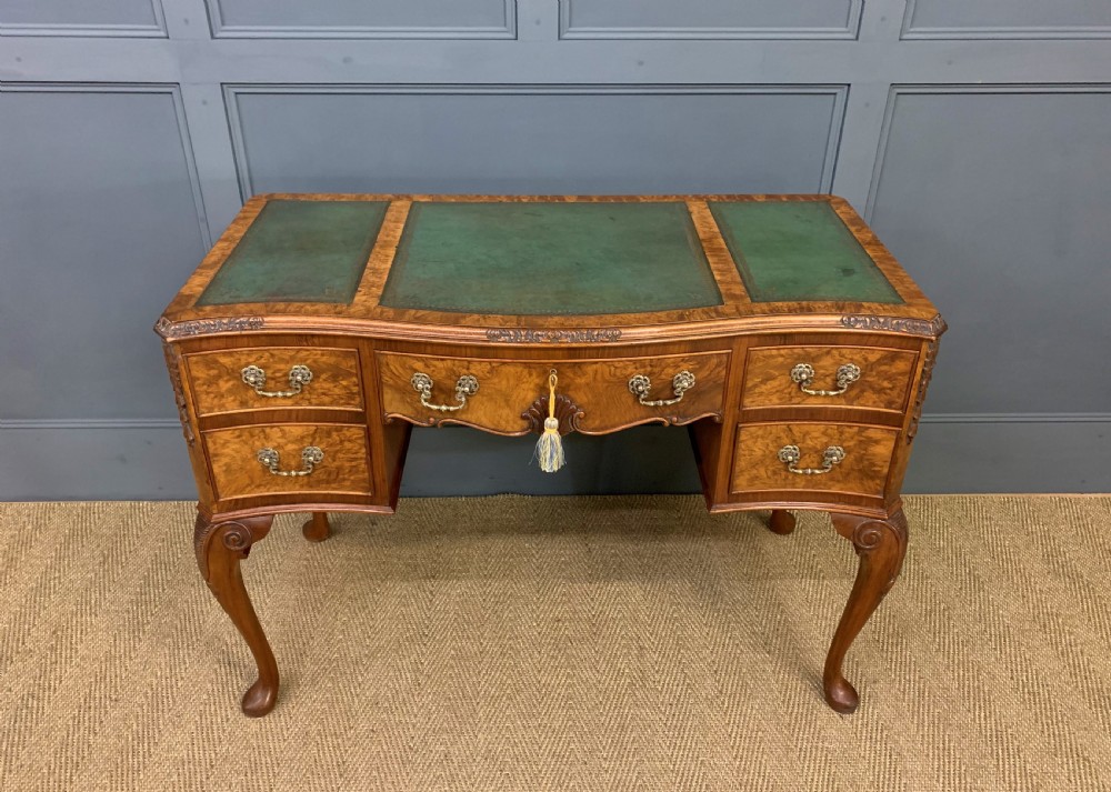 Burr Walnut Writing Desk
