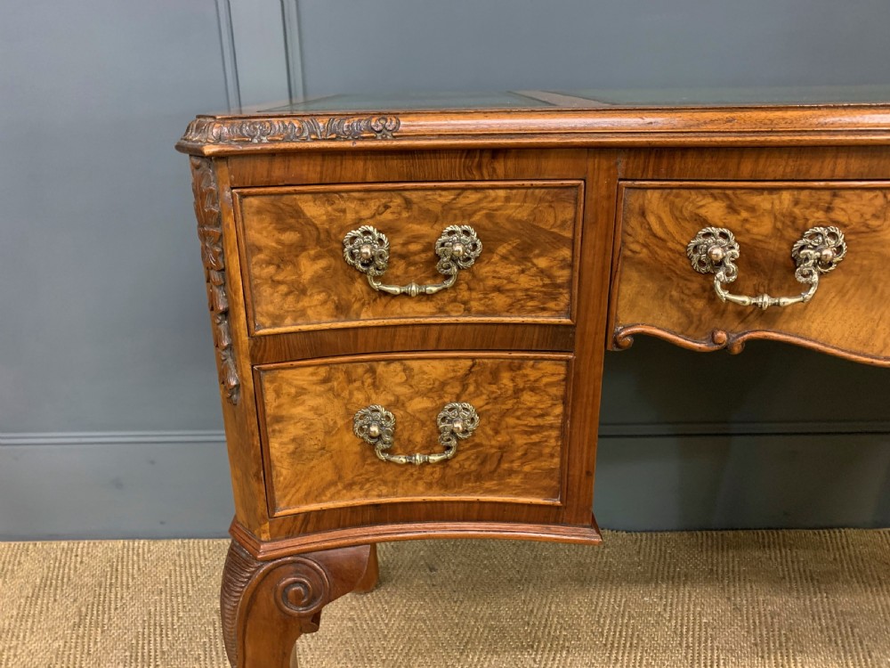 Burr Walnut Writing Desk View VIII