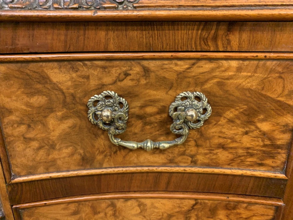Burr Walnut Writing Desk View IX