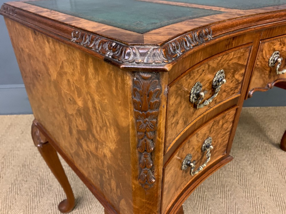 Burr Walnut Writing Desk View XIV
