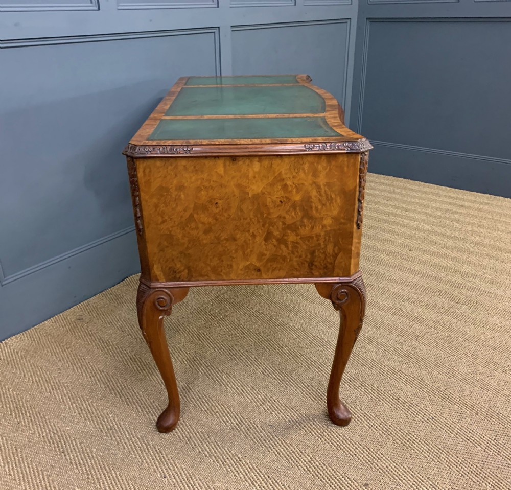 Burr Walnut Writing Desk View XVI