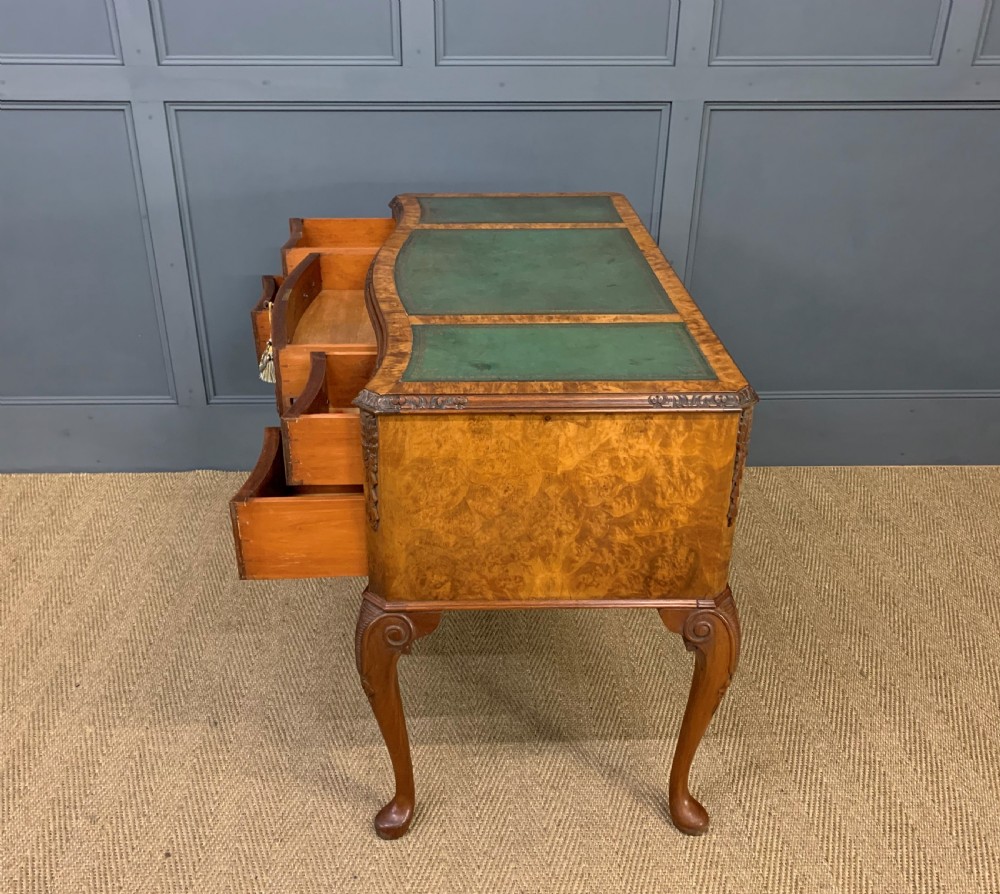 Burr Walnut Writing Desk View XVIII