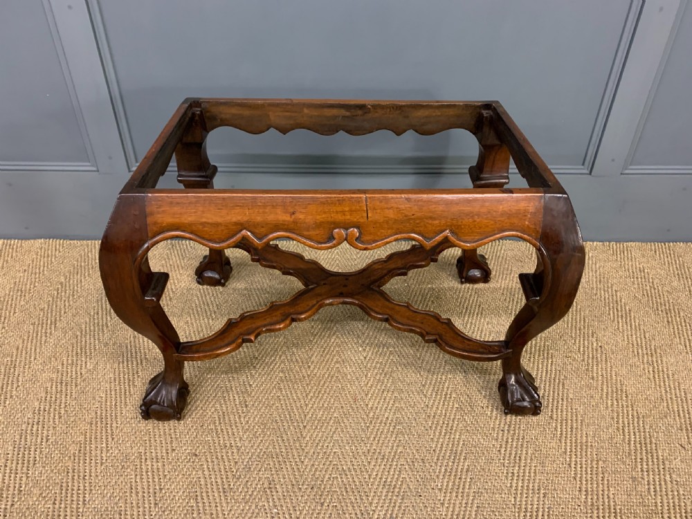 Georgian Style Walnut Stool View VIII