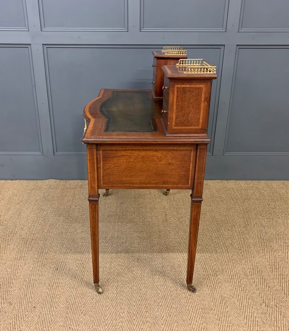 Edwardian Inlaid Mahogany Bonheur Du Jour View V