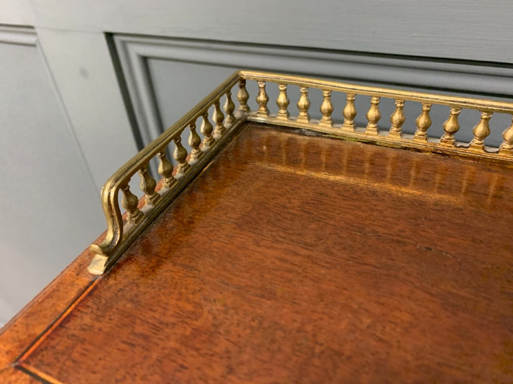 Edwardian Inlaid Mahogany Bonheur Du Jour View XIII