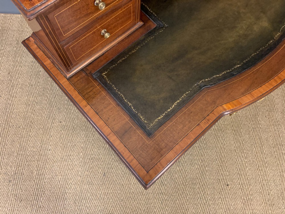 Edwardian Inlaid Mahogany Bonheur Du Jour View XVIII