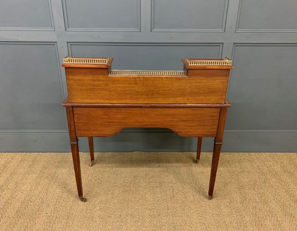 Edwardian Inlaid Mahogany Bonheur Du Jour View XIX