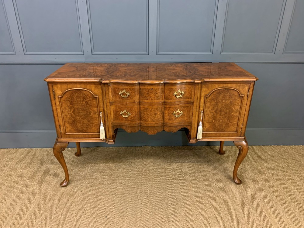 Burr Walnut Dining Suite by Maple and Co View IV
