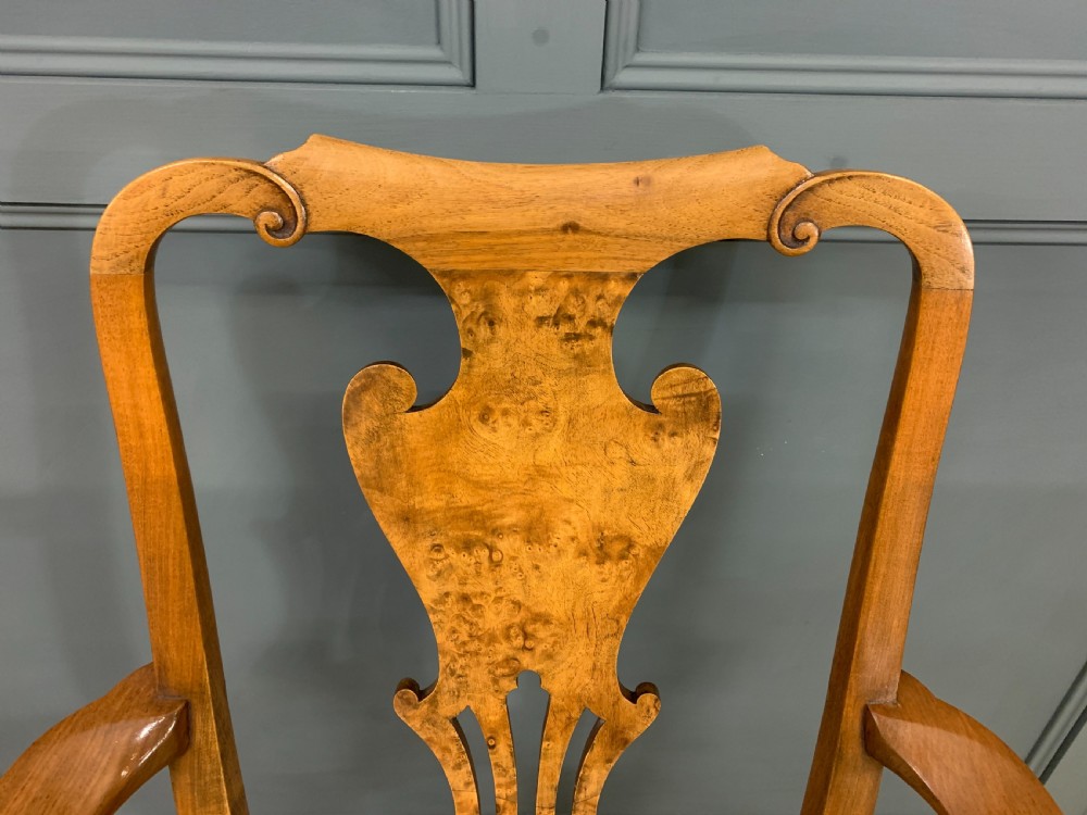 Burr Walnut Dining Suite by Maple and Co View IX