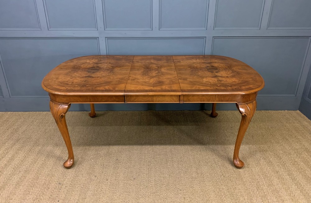 Burr Walnut Dining Suite by Maple and Co View XIV