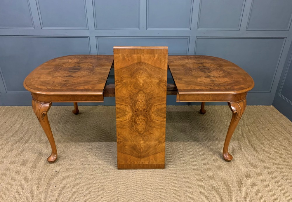 Burr Walnut Dining Suite by Maple and Co View XVIII