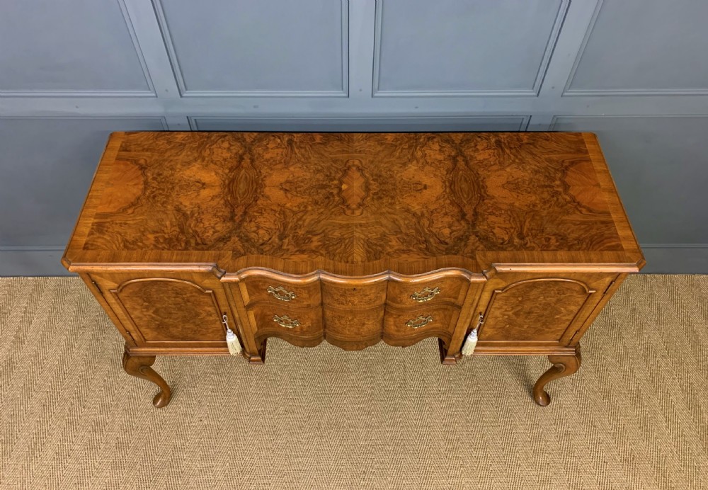 Burr Walnut Dining Suite by Maple and Co View XIX