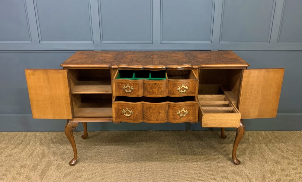 Burr Walnut Dining Suite by Maple and Co View XX
