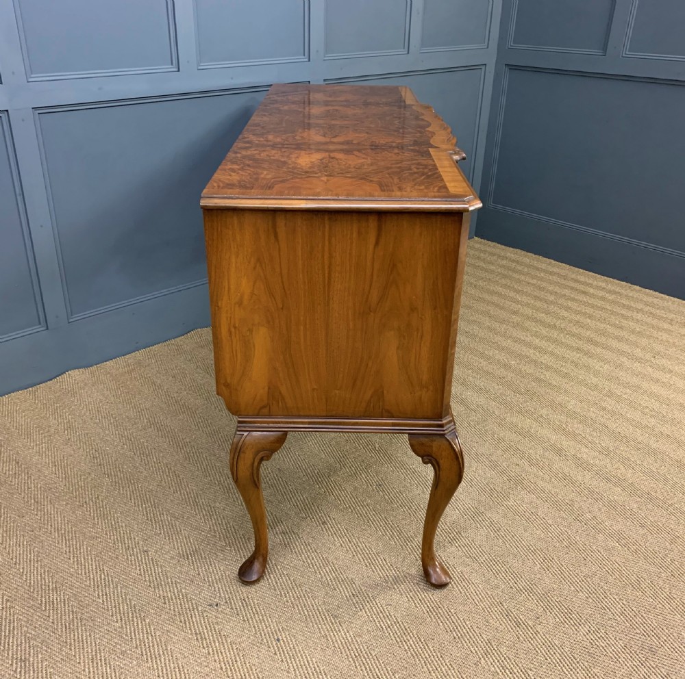 Burr Walnut Dining Suite by Maple and Co View XXIII