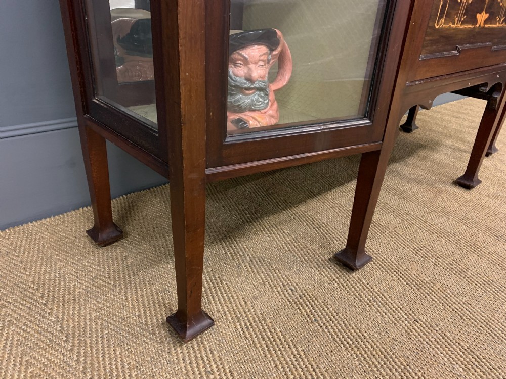 Inlaid Mahogany Art Nouveau Display Cabinet View XII