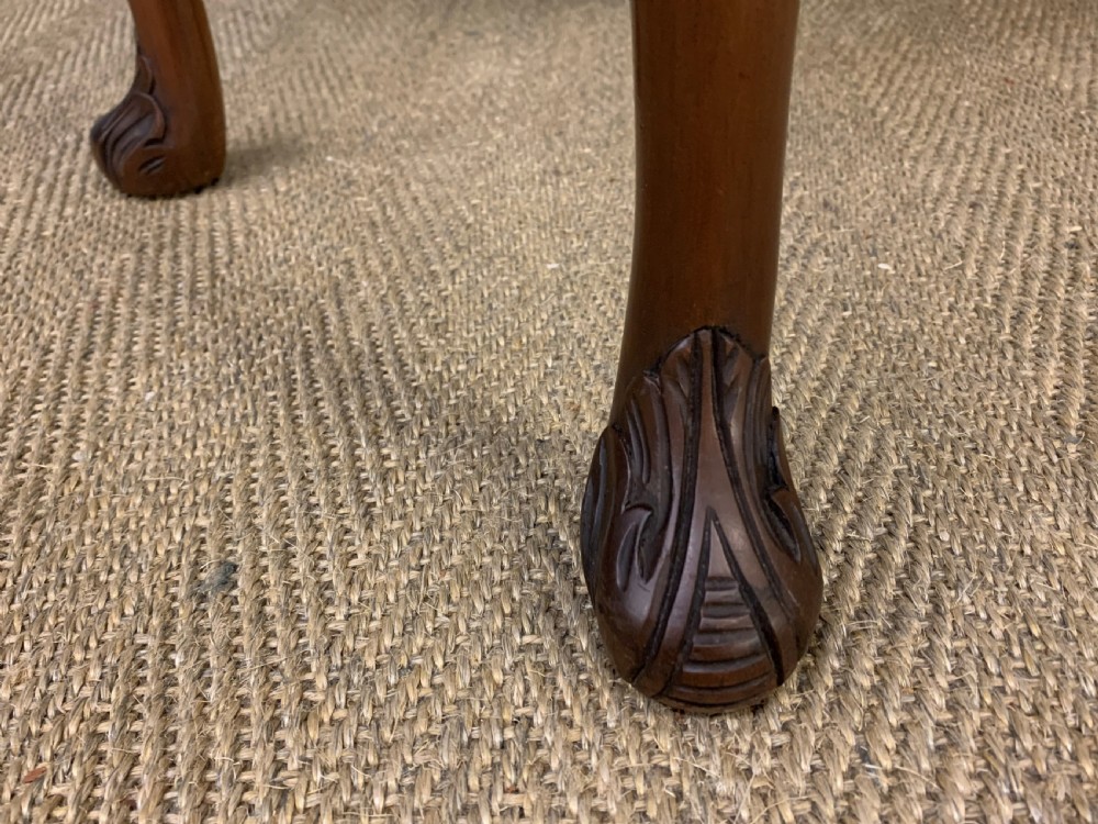 Serpentine Shaped Burr Walnut Side Table View XIII