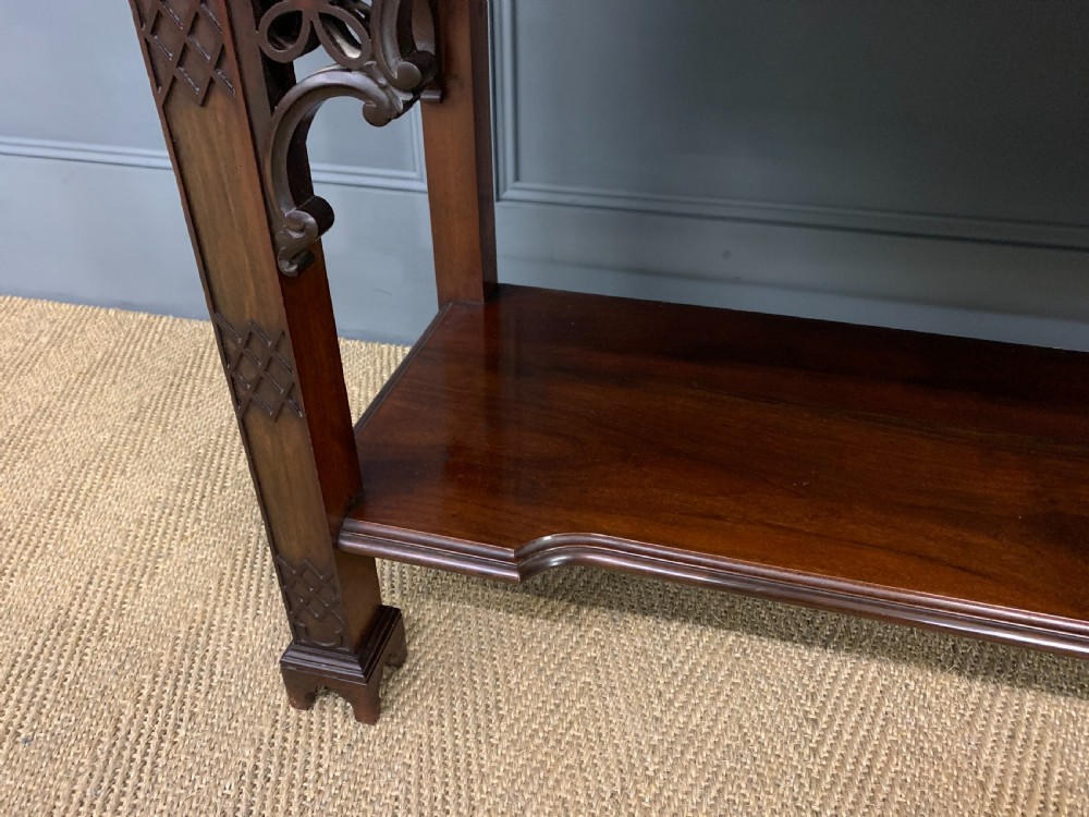 Chippendale Style Mahogany Display Cabinet View XI