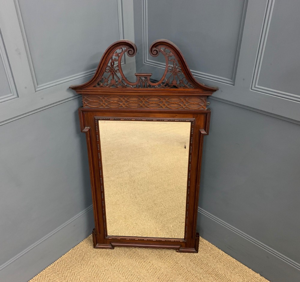Chippendale Style Mahogany Wall Mirror