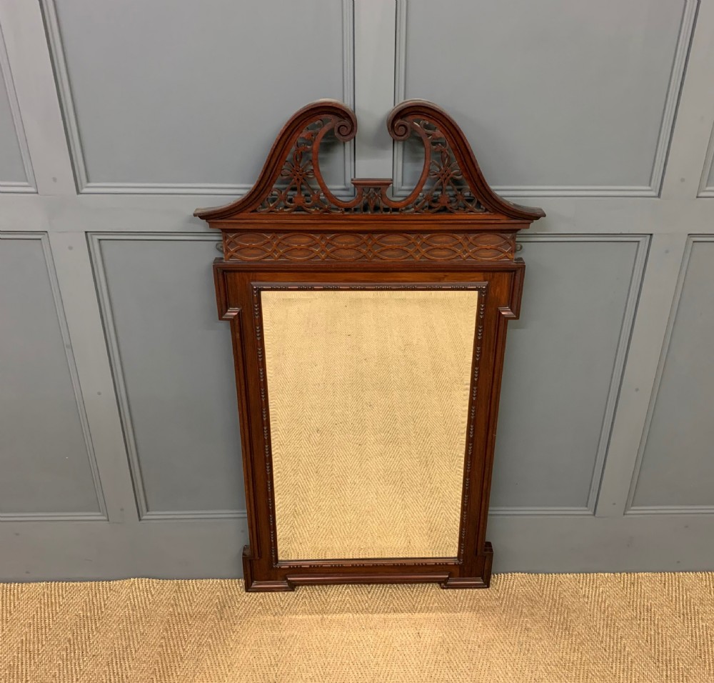Chippendale Style Mahogany Wall Mirror View II