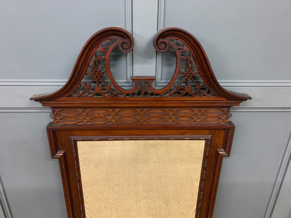 Chippendale Style Mahogany Wall Mirror View III