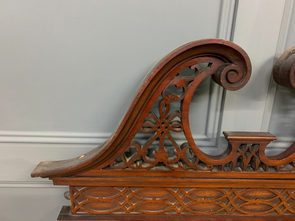 Chippendale Style Mahogany Wall Mirror View IV
