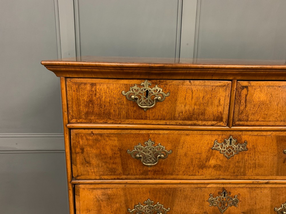 19th Century Burr Walnut Chest on Stand View VII