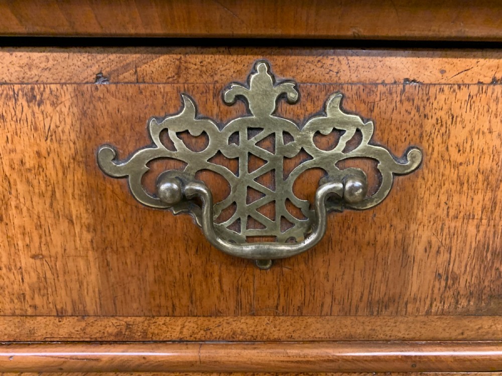 19th Century Burr Walnut Chest on Stand View IX