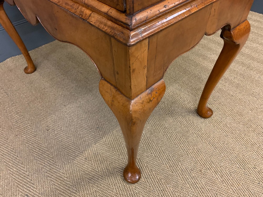 19th Century Burr Walnut Chest on Stand View XV