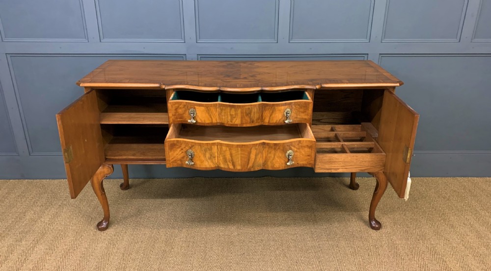 Burr Walnut Sideboard by Waring and Gillow View III