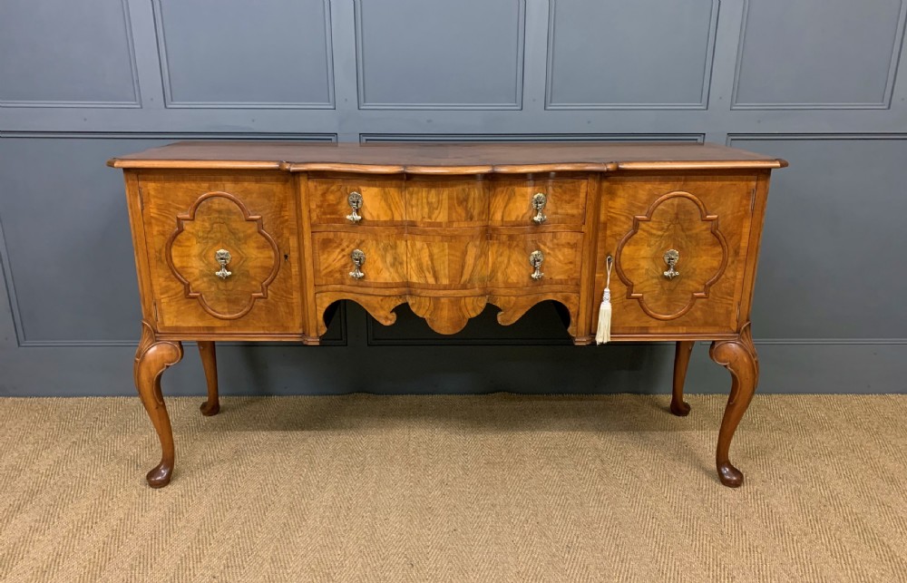 Burr Walnut Sideboard by Waring and Gillow View VI