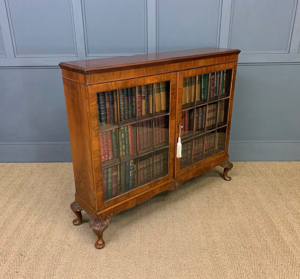 Burr Walnut Bookcase