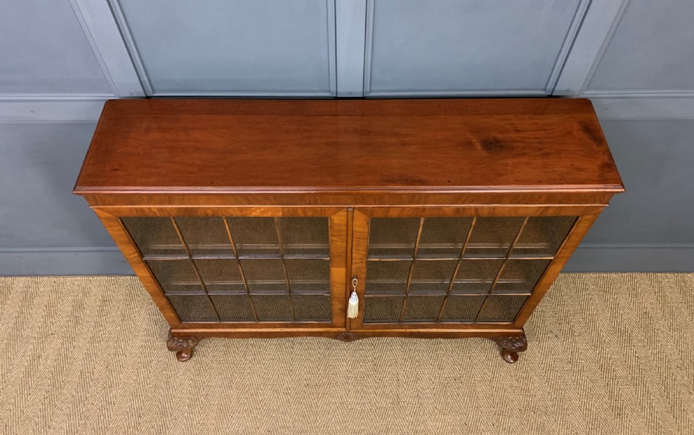 Burr Walnut Bookcase View II